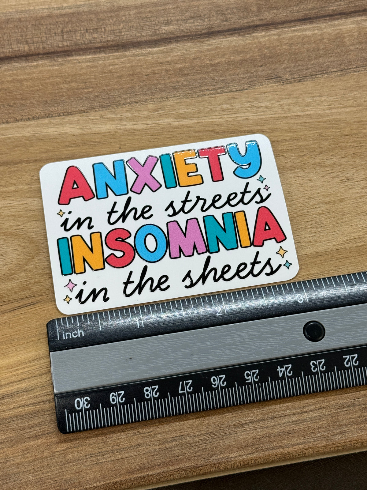 Anxiety in the Streets Sticker