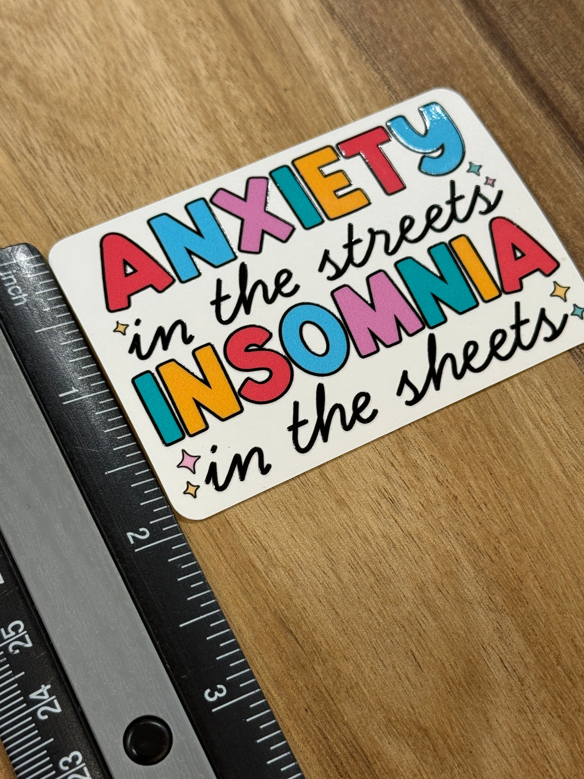 Anxiety in the Streets Sticker
