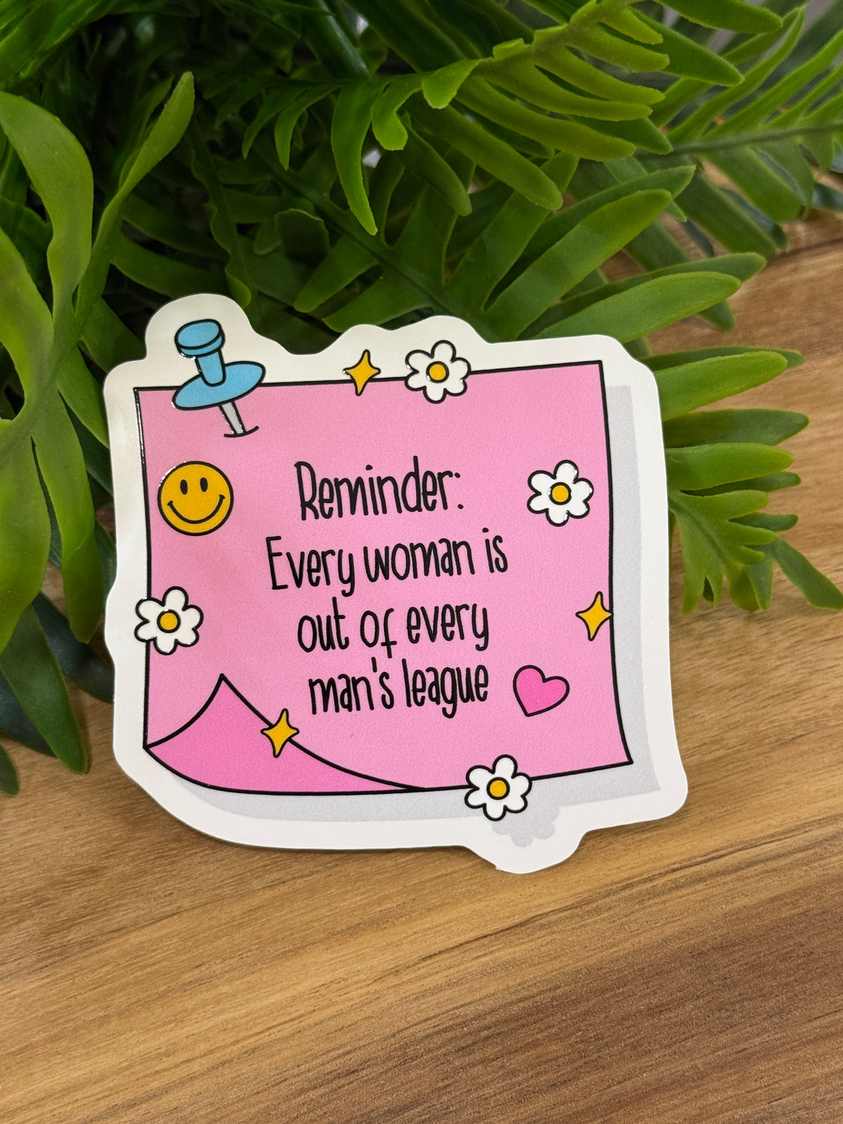 Out of your League Sticker