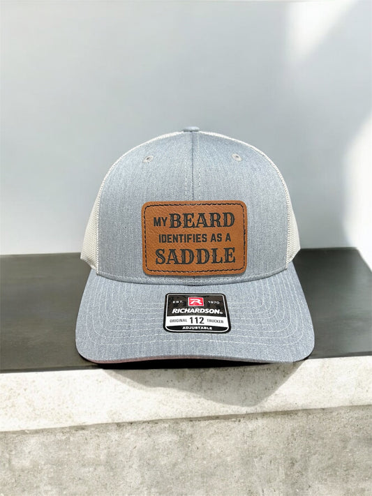 My Beard Identifies As A Saddle Men's Richardson 112 Trucker Hat