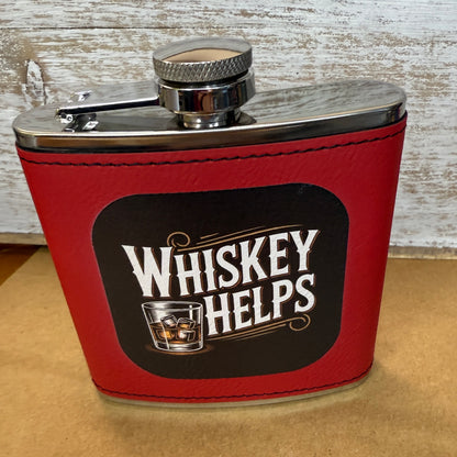 UV Printed Liquid Therapy 6 oz Flask