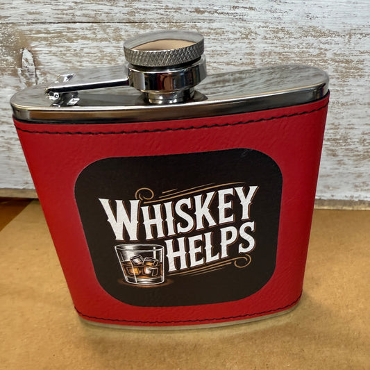 UV Printed Liquid Therapy 6 oz Flask