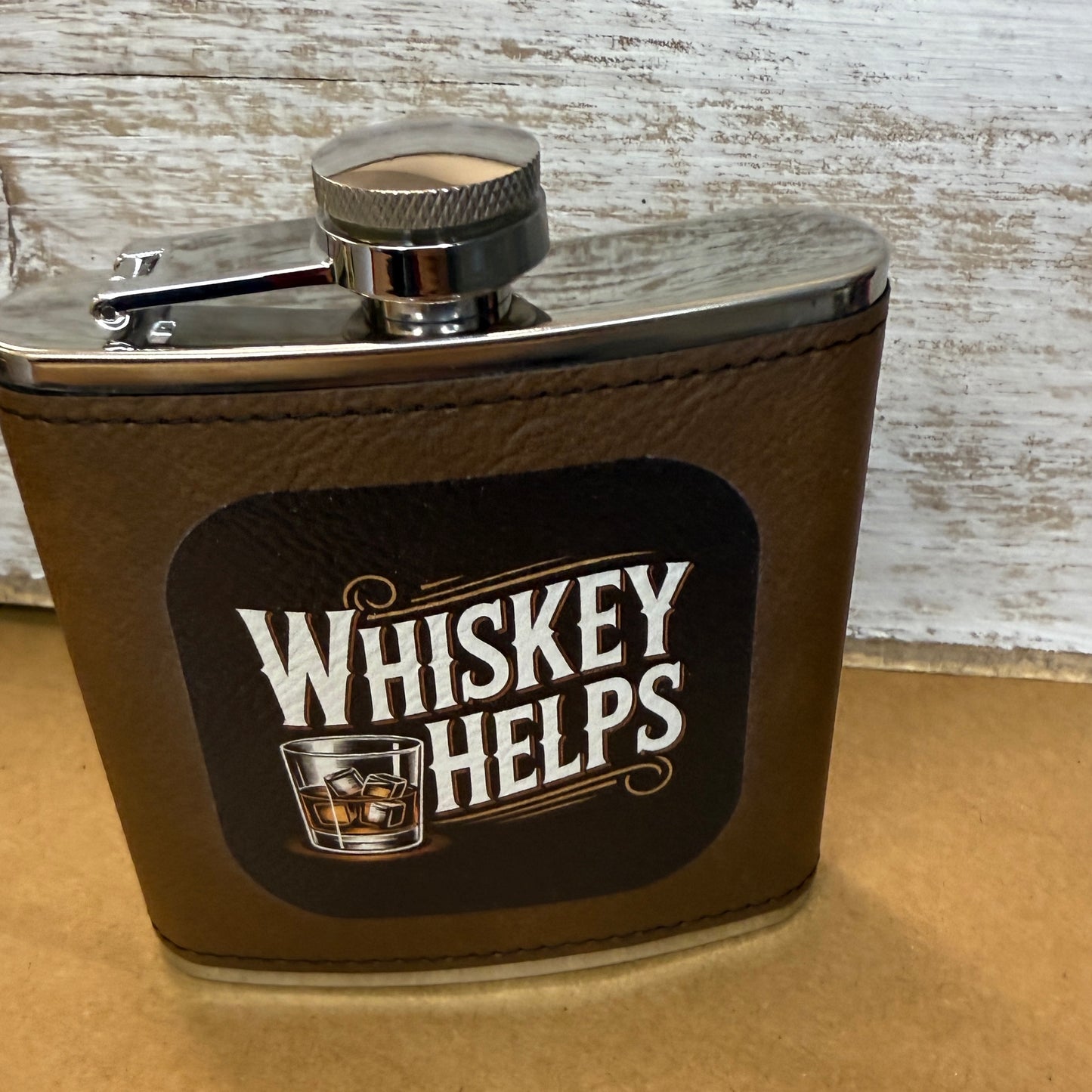 UV Printed Liquid Therapy 6 oz Flask