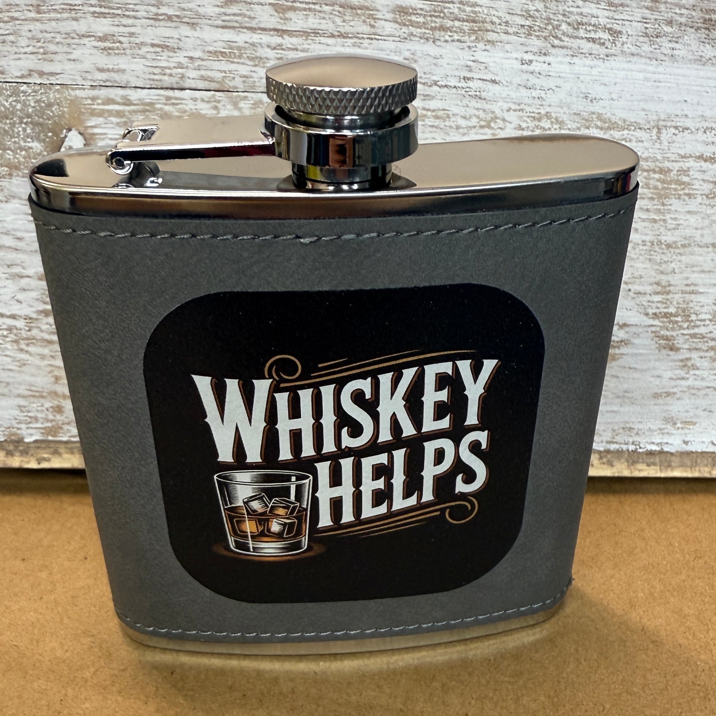 UV Printed Liquid Therapy 6 oz Flask