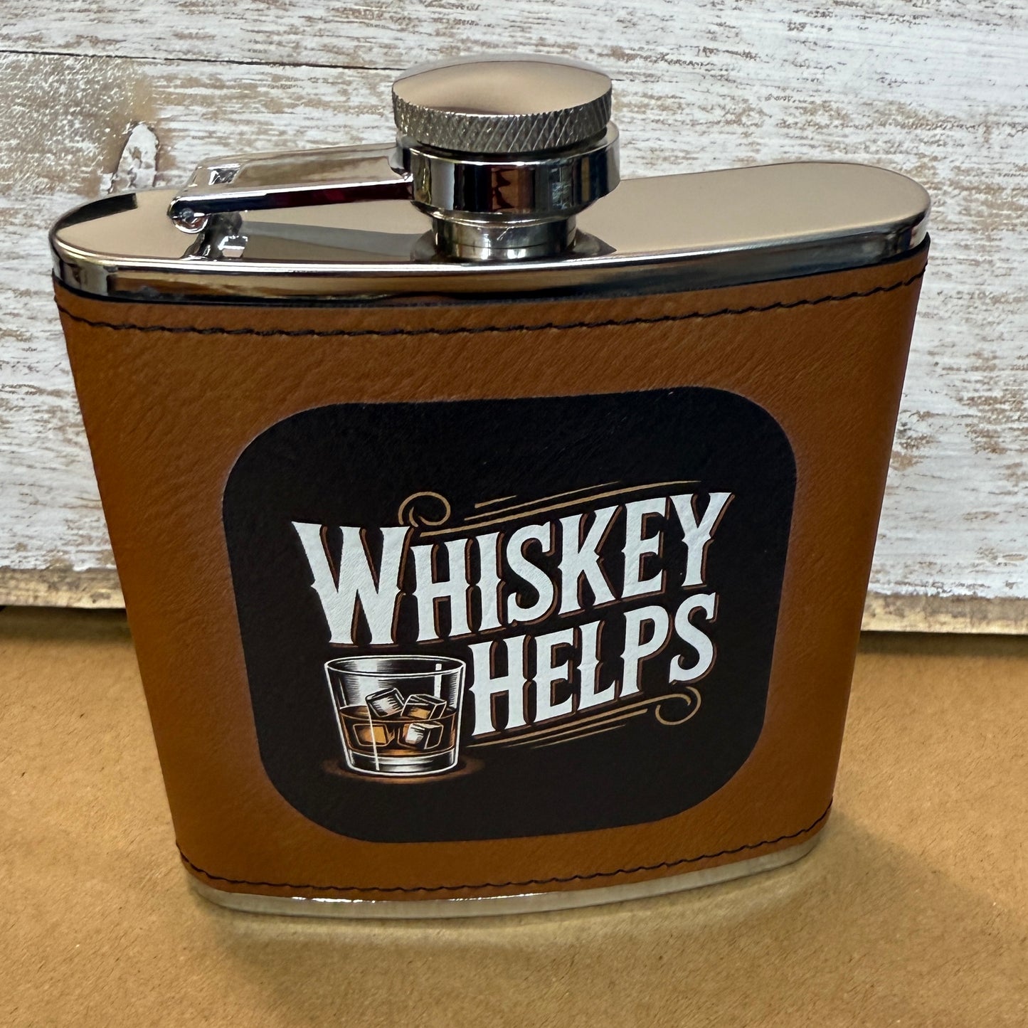 UV Printed Liquid Therapy 6 oz Flask