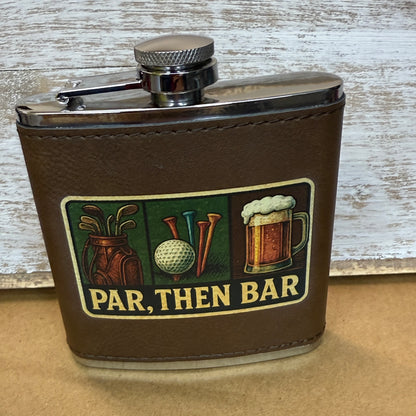 UV Par, Then Bar 6 oz Flask