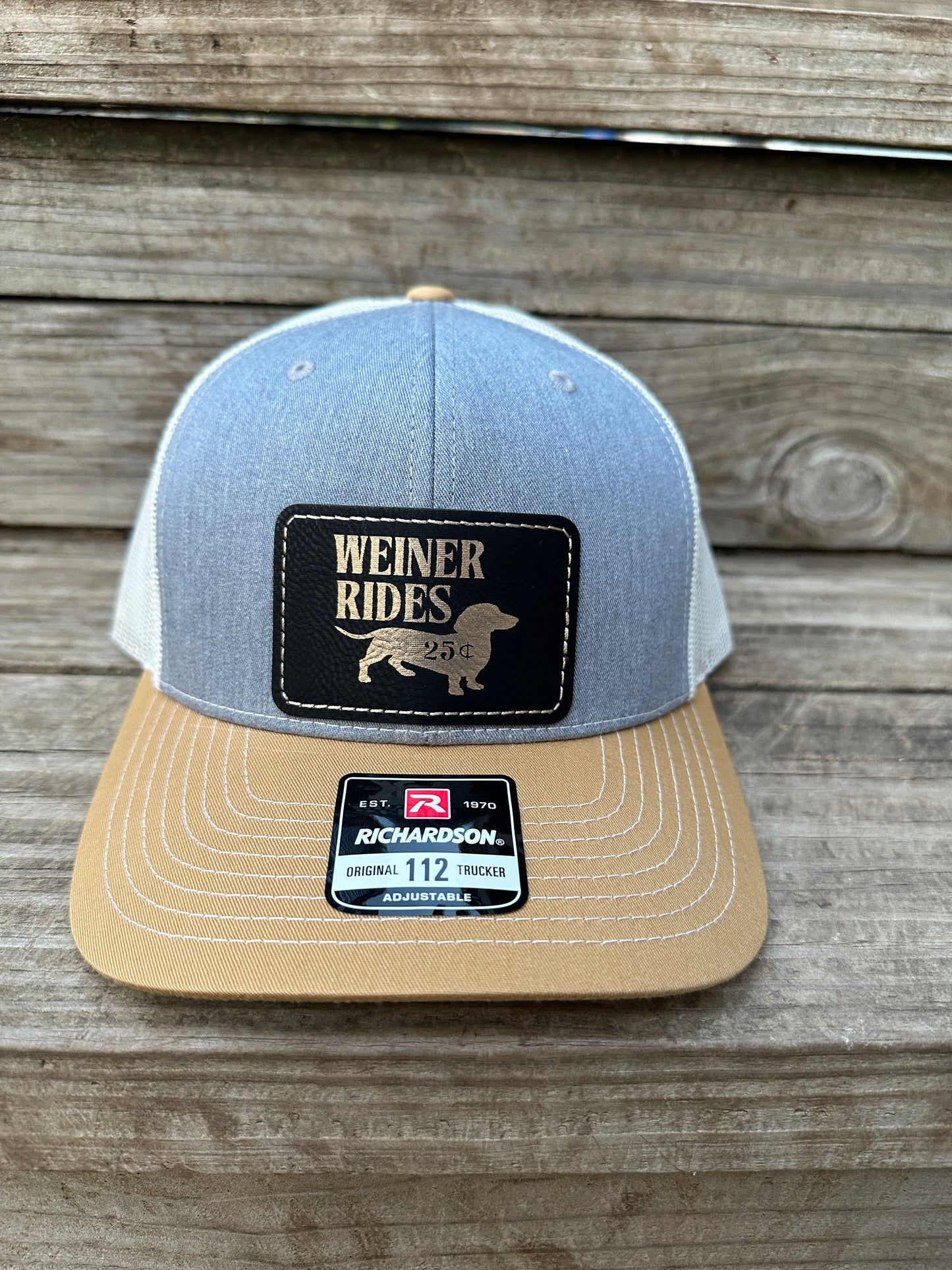 Weiner Rides Hat Men's Richardson 112 Trucker Hat