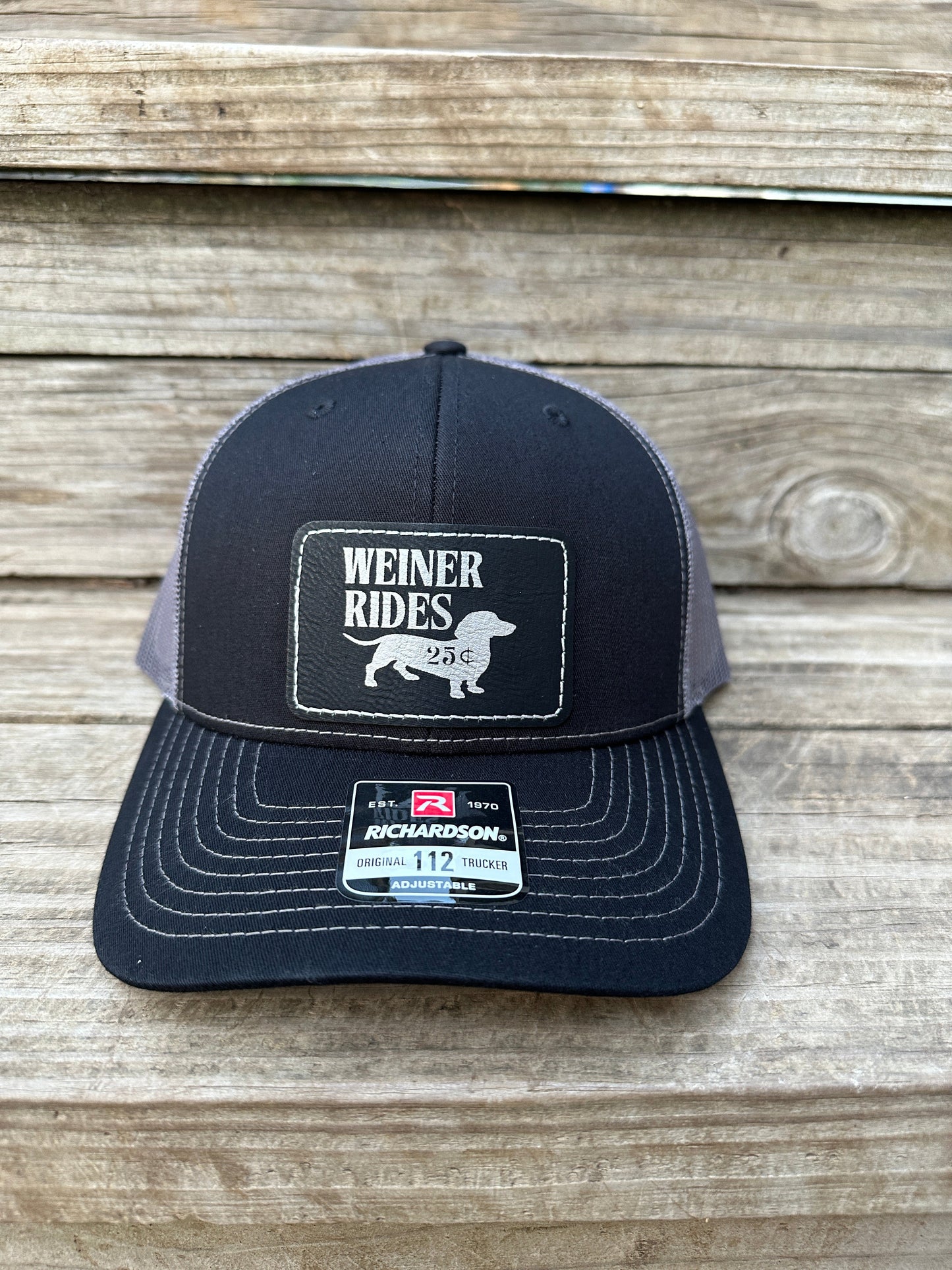 Weiner Rides Hat Men's Richardson 112 Trucker Hat
