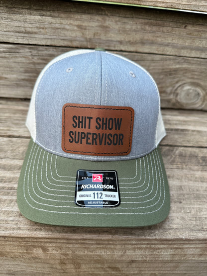 Shit Show Supervisor Men's Richardson 112 Trucker Hat