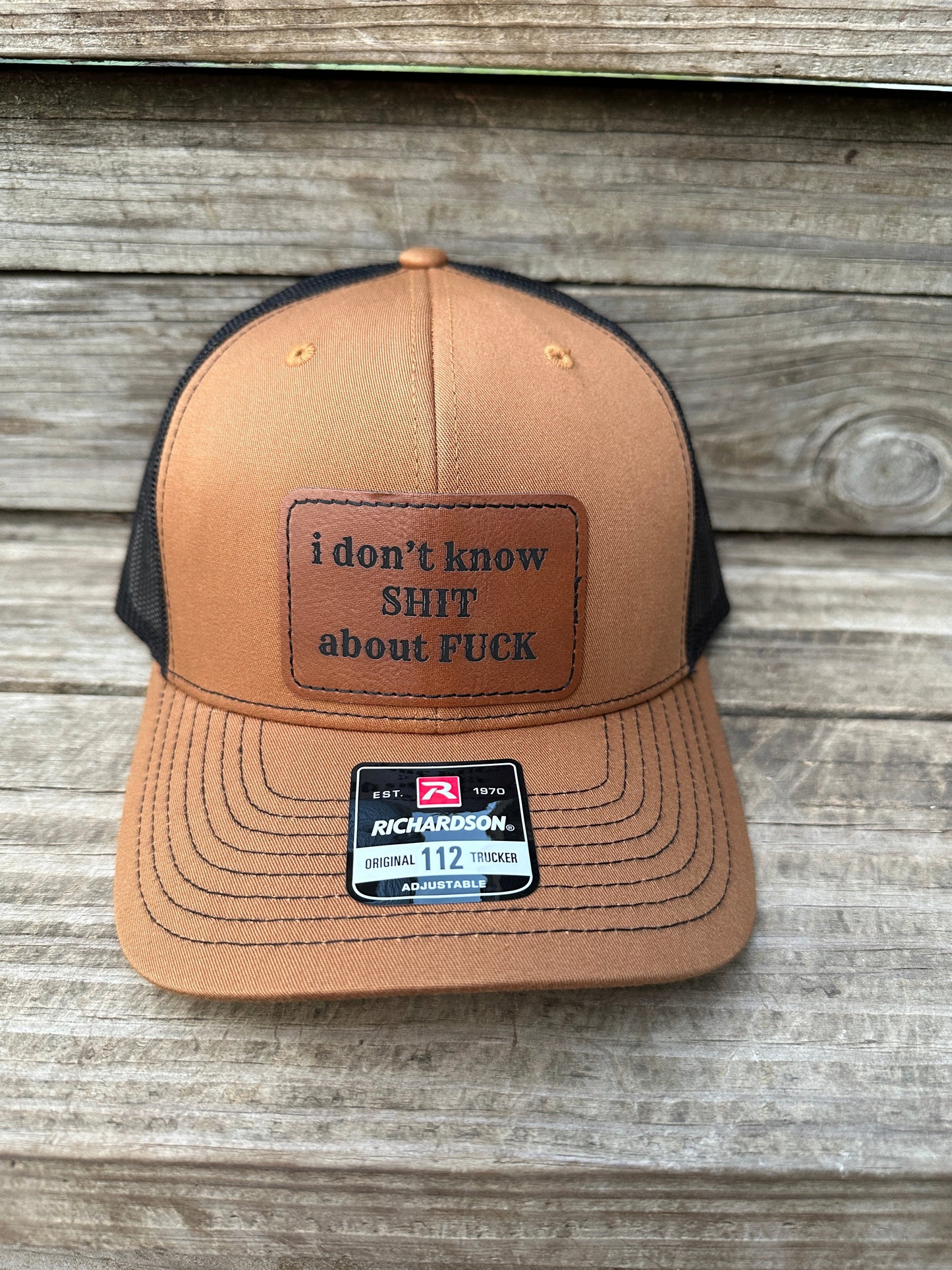 I Don't Know S*** About "F" Men's Richardson 112 Trucker Hat