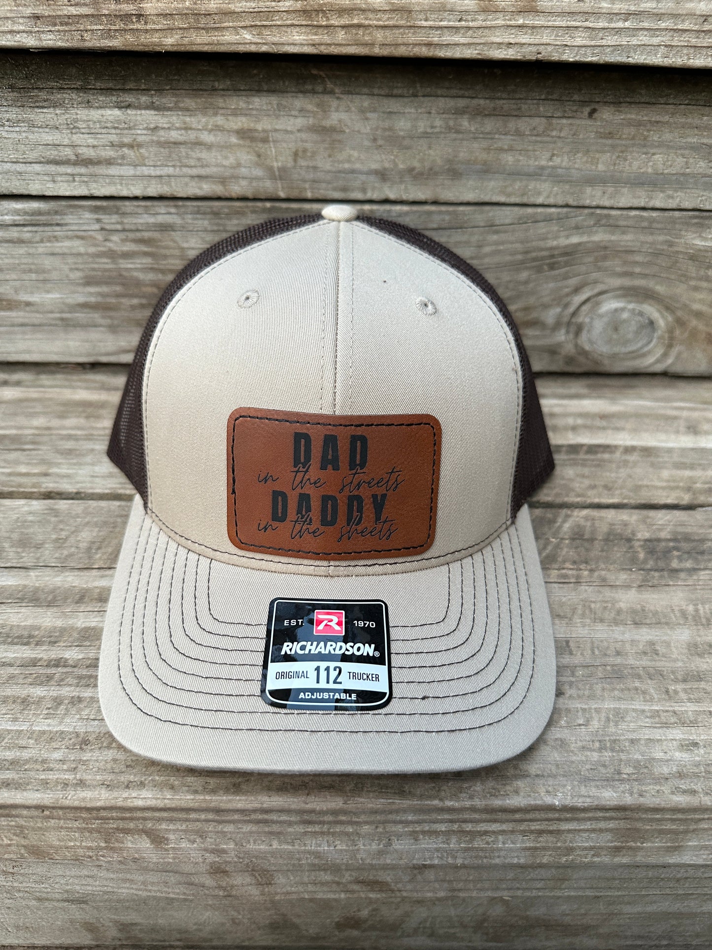 Dad in the Streets Daddy in the Sheets Men's Richardson 112 Trucker Hat