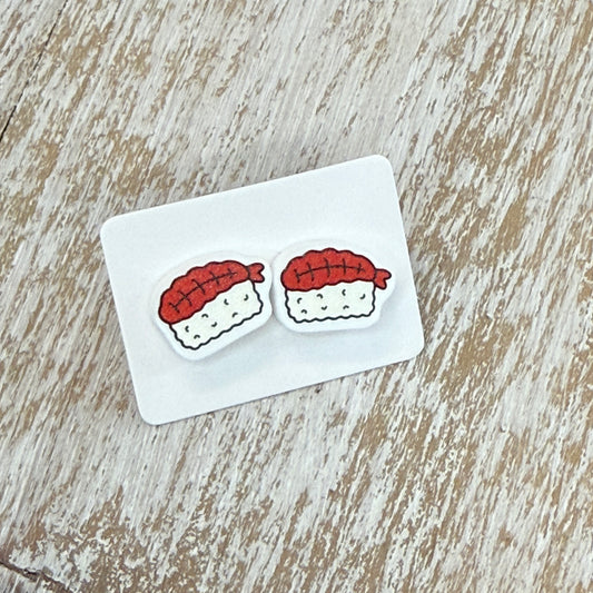 UV Printed The Rice is Right Acrylic Stud Earrings