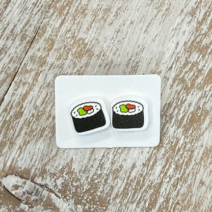 UV Printed Roll Call Cuties Acrylic Stud Earrings