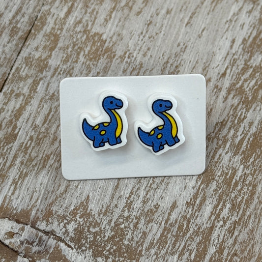 UV Printed Bronto Babies Acrylic Stud Earrings