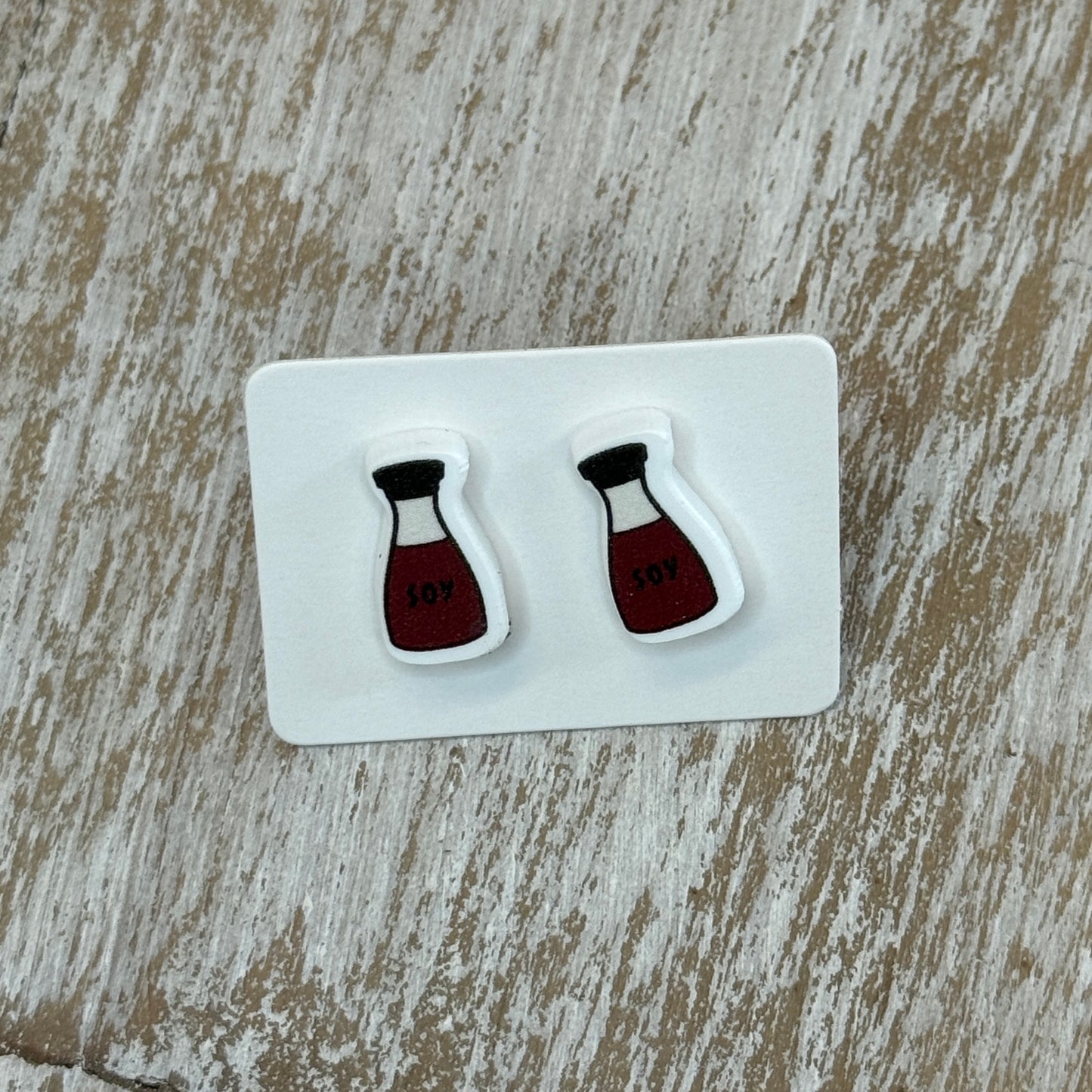 UV Printed Little Soymates Acrylic Stud Earrings