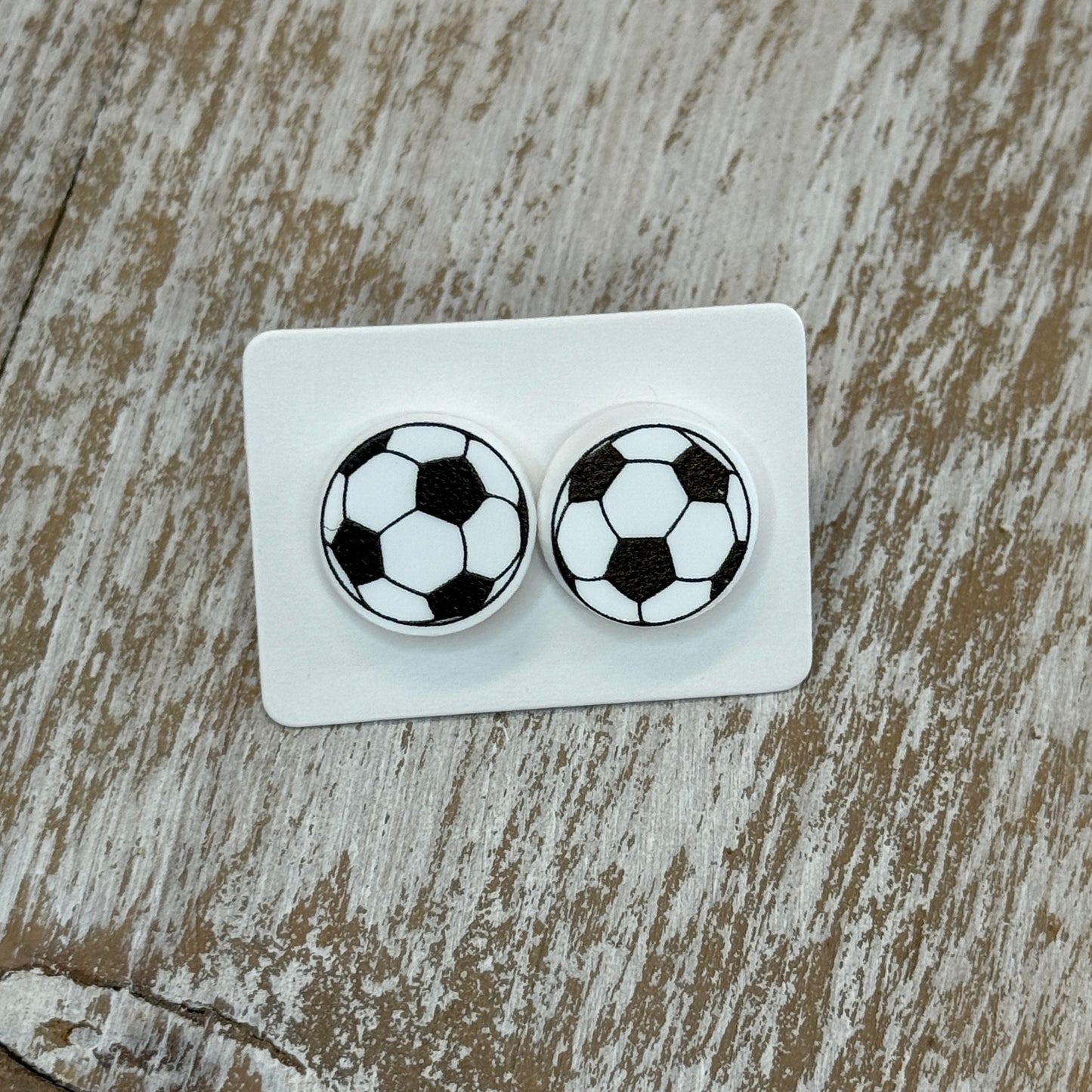 UV Printed Goal Getter Acrylic Stud Earrings