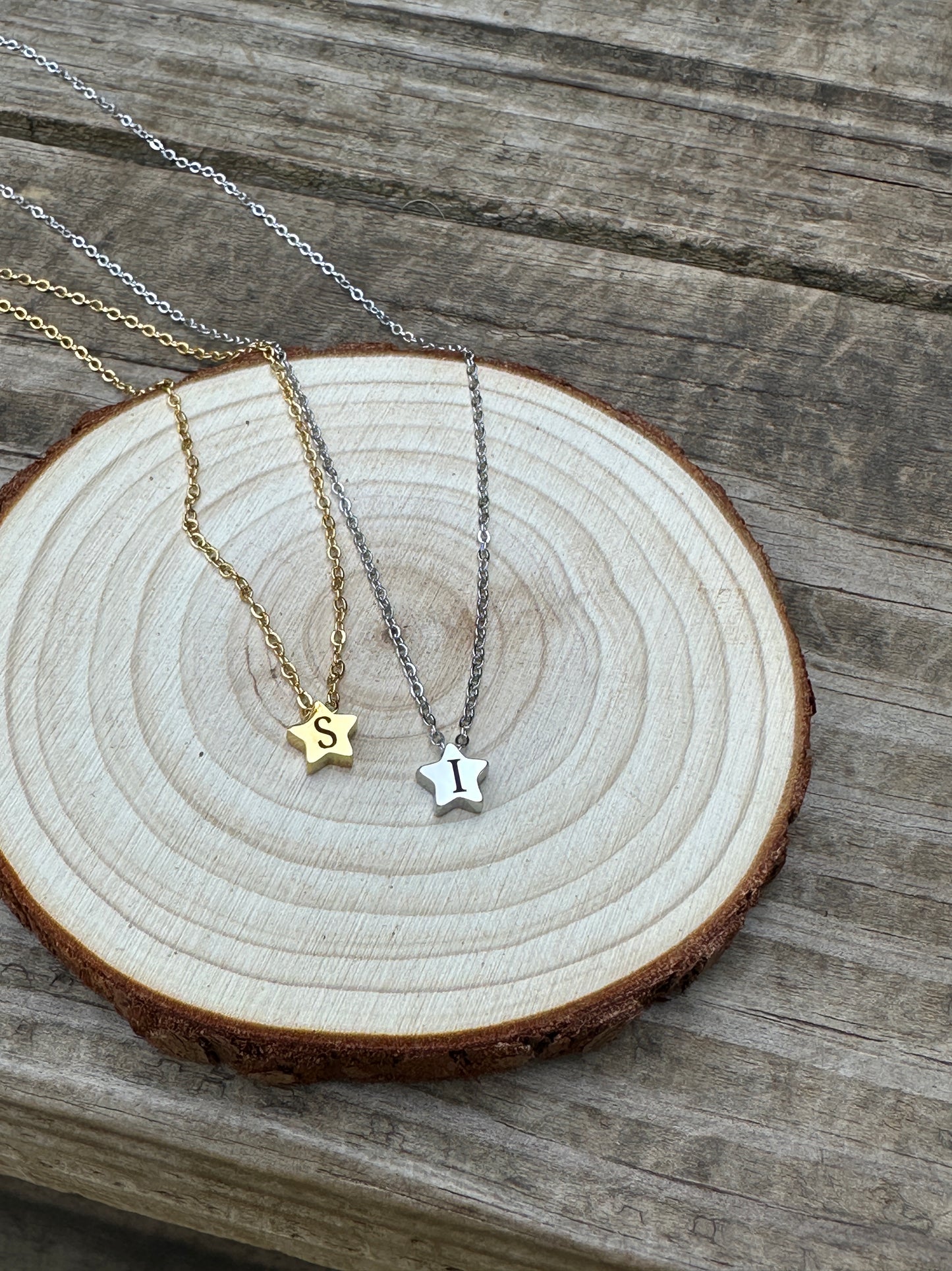 Star Initials Necklace