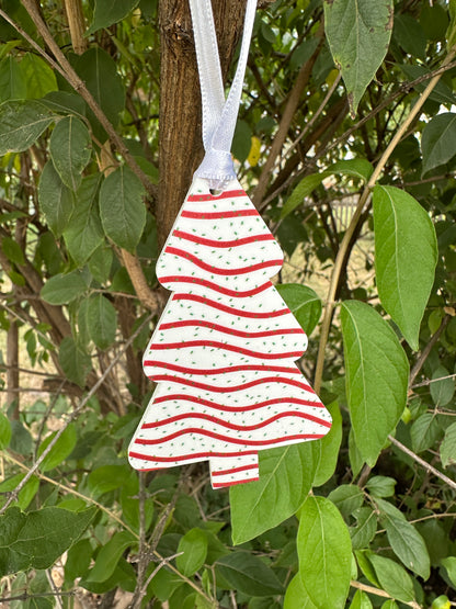 Christmas Tree Cake Ornament