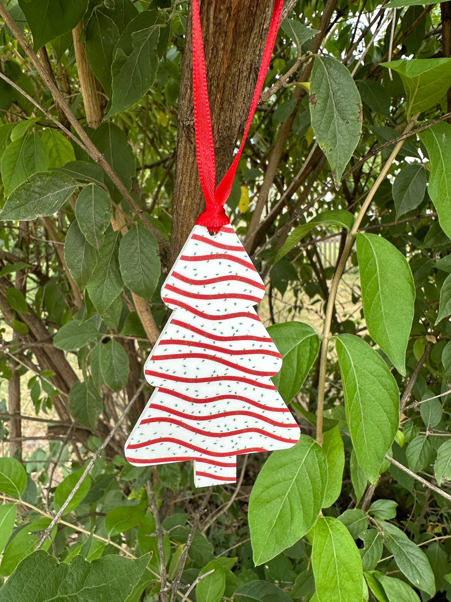 Christmas Tree Cake Ornament