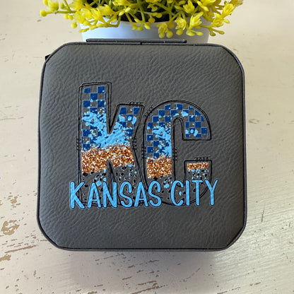 UV Printed Royal Checkered Paint Jewelry Box