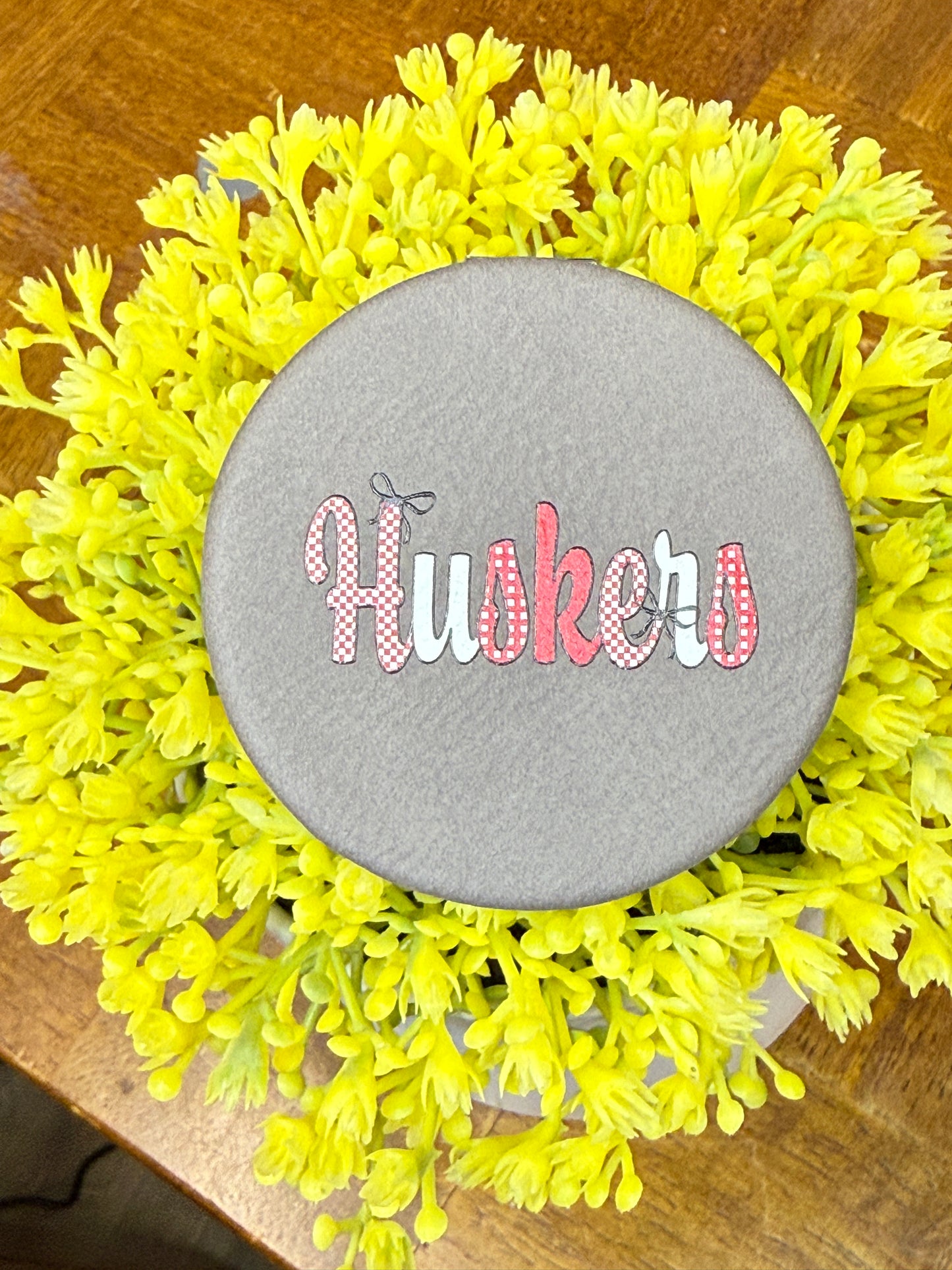 UV Printed Huskers Pride Compact Mirror