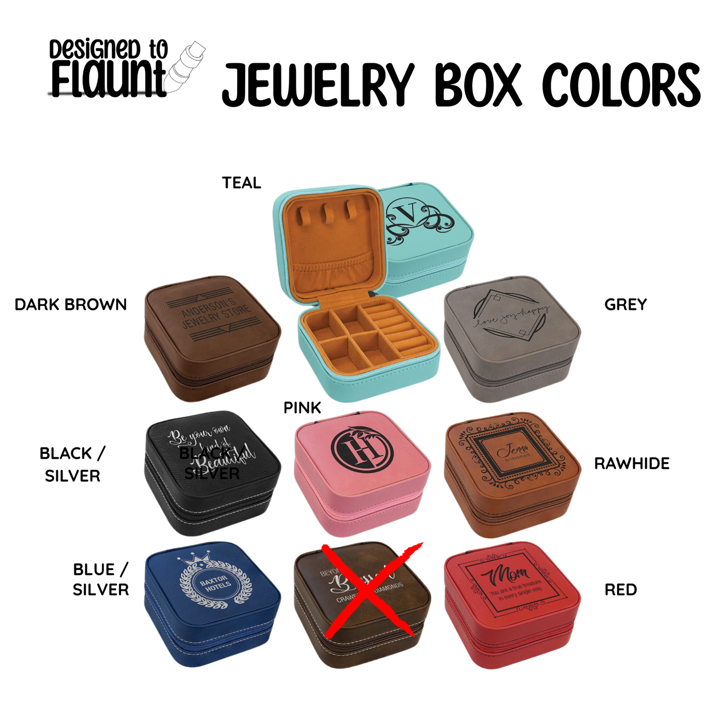UV Printed Kansas City Arrowhead Jewlry Box