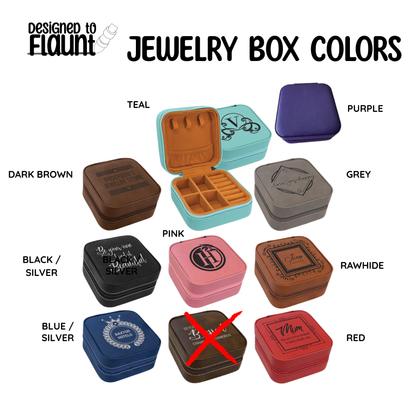 UV Printed KC Royal Crown Heart Jewelry Box