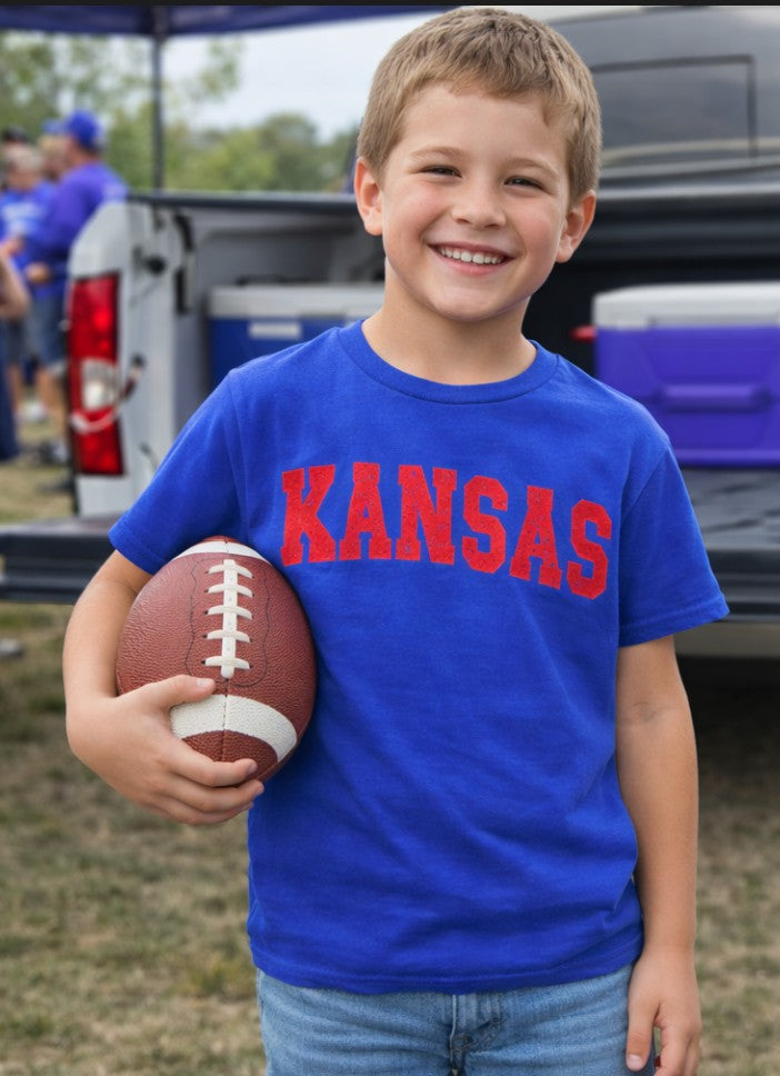 Kansas Arched Toddler & Youth Tee