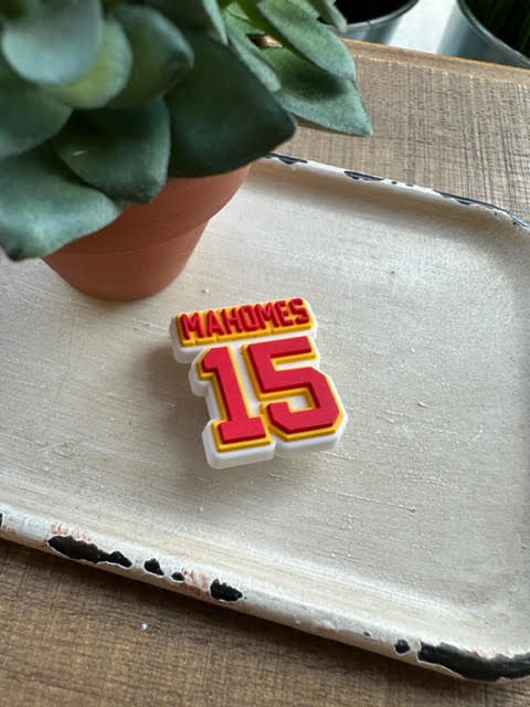 Mahomes 15 Shoe Charm