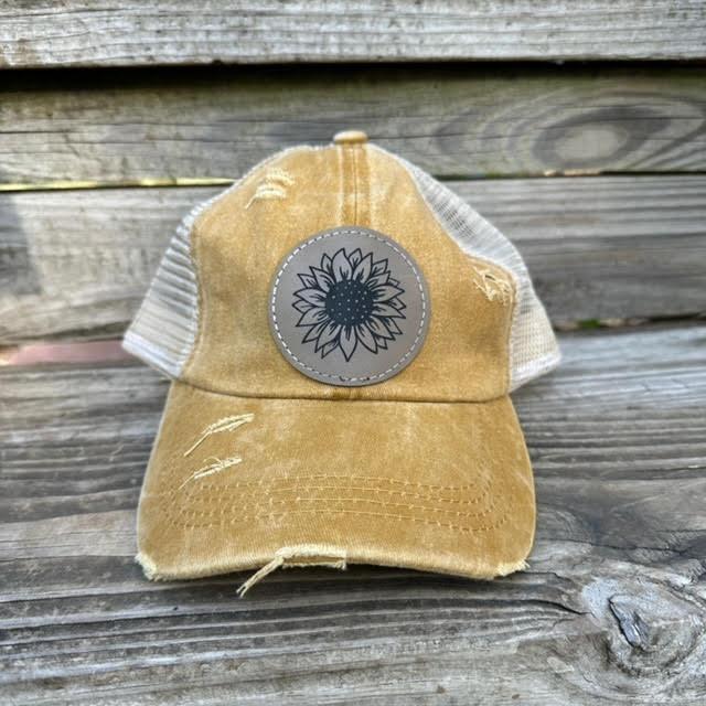 Sunflower Criss Cross Hat
