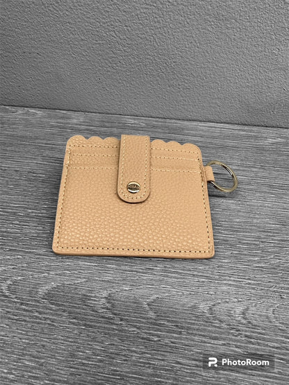 Plain Color Keychain Wallets