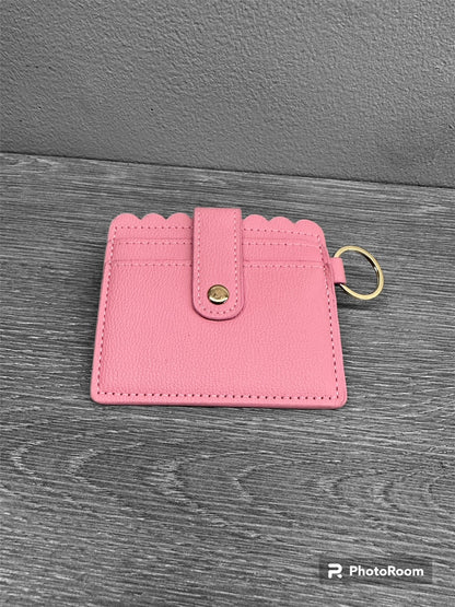 Plain Color Keychain Wallets