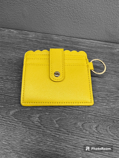 Plain Color Keychain Wallets