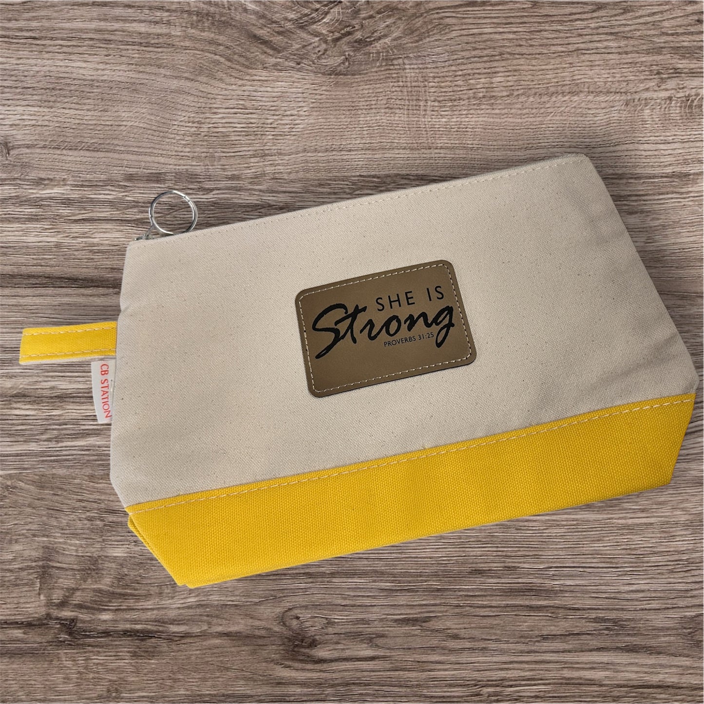 She Is Strong Cosmetic Bag