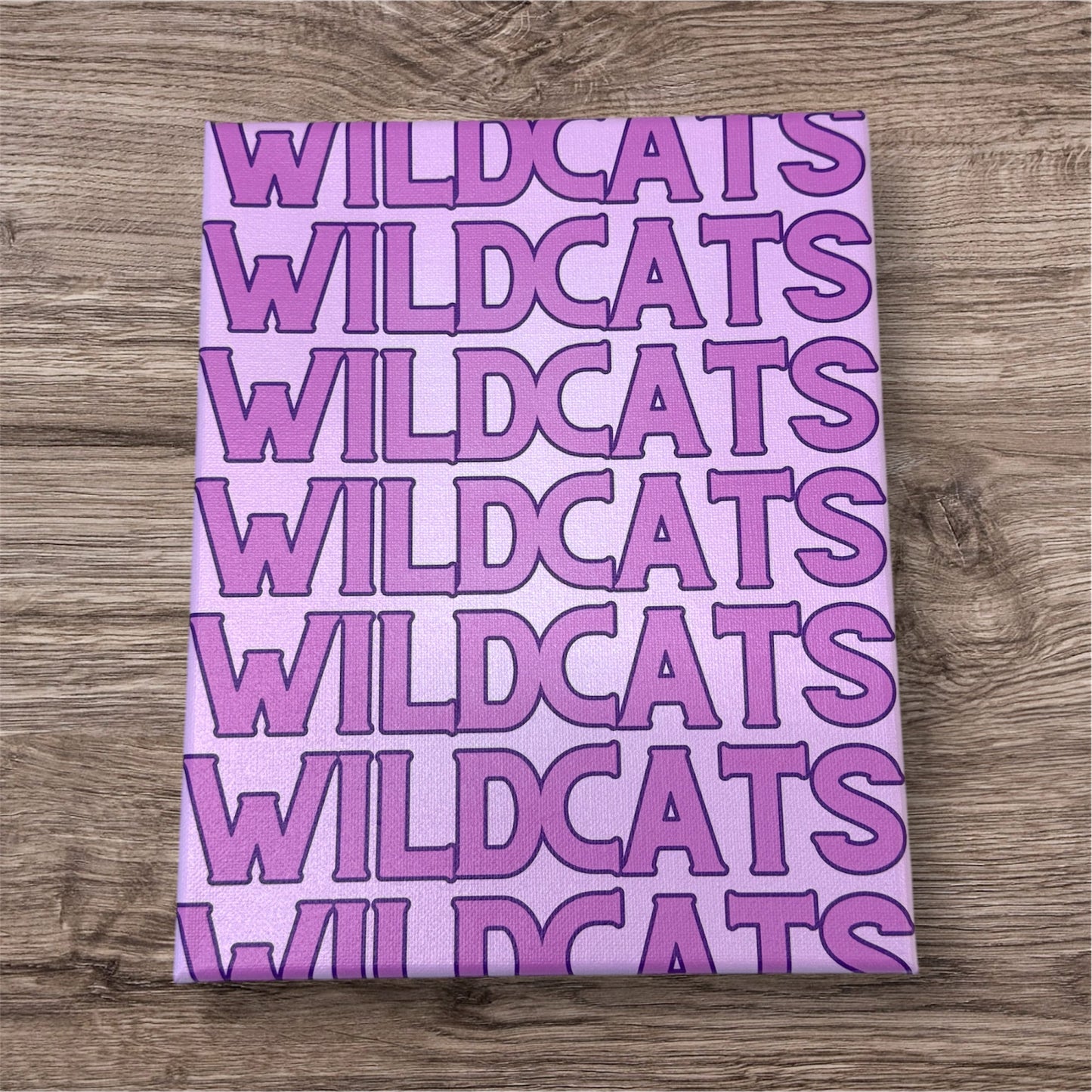 UV Printed Wildcats Canvas