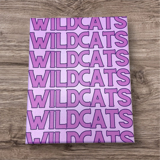 UV Printed Wildcats Canvas