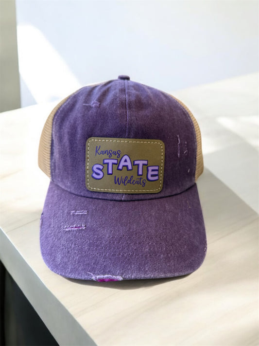 UV Printed KState Women's Criss Cross Hat