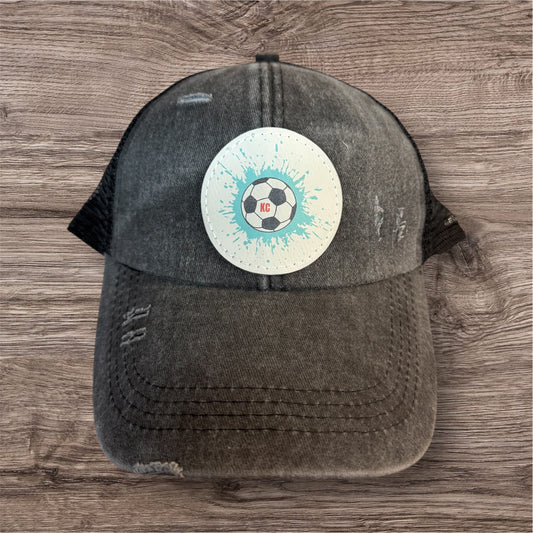 UV Printed KC Soccer Splash Women's Criss Cross Hat
