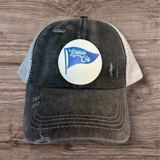 UV Printed KC Pennant Women's Criss Cross Hat