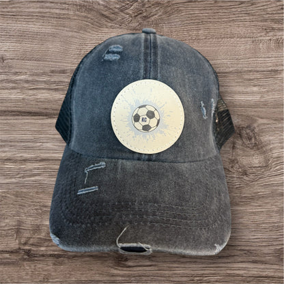 UV Printed KC Soccer Splash Women's Criss Cross Hat