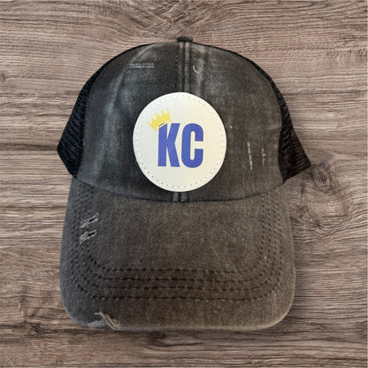 UV Printed KC Crown Women's Criss Cross Hat
