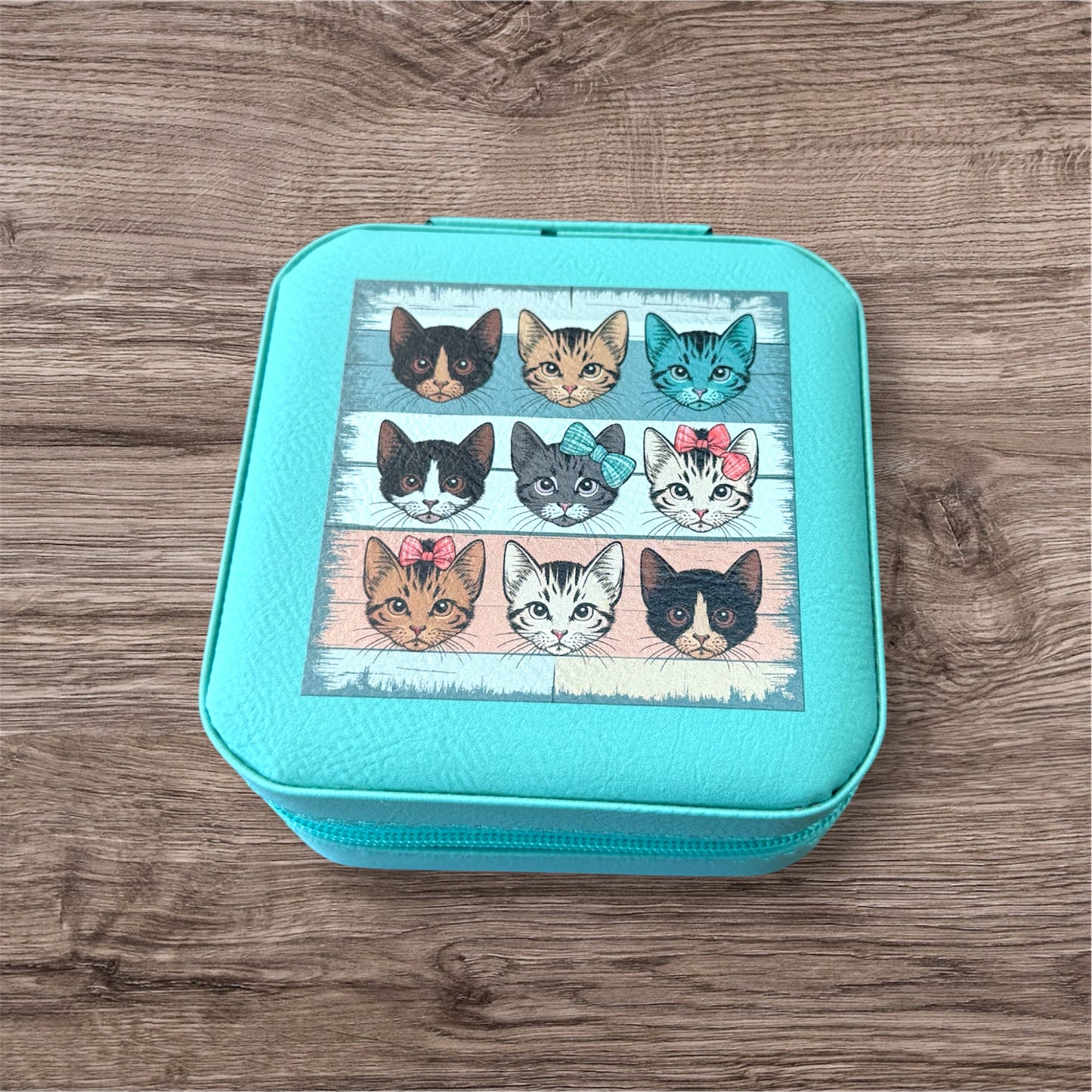 UV Printed Fancy Felines Jewelry Box