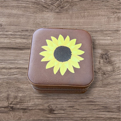 UV Printed Sunflower Jewelry Box