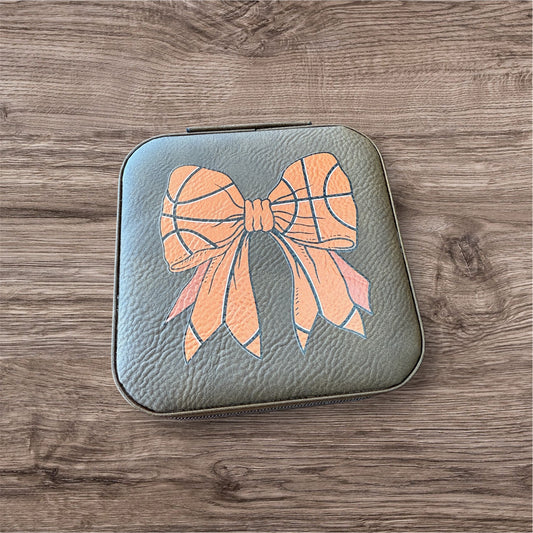 UV Printed Basketball Bow Jewelry Box
