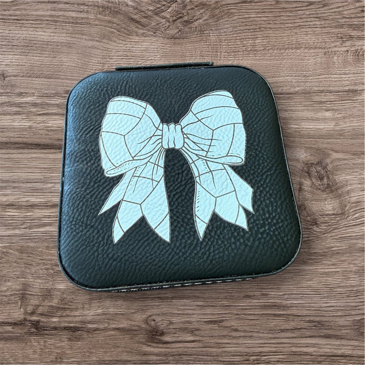 UV Printed Volleyball Bow Jewelry Box