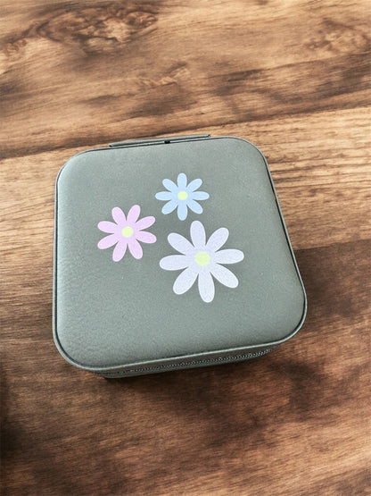 UV Printed Groovy Flowers Jewelry Box