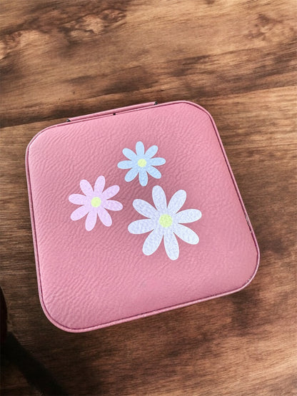 UV Printed Groovy Flowers Jewelry Box