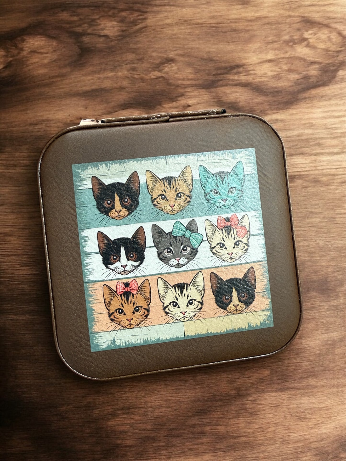 UV Printed Fancy Felines Jewelry Box