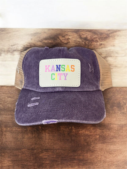 UV Printed Kansas City Women's Criss Cross Hat
