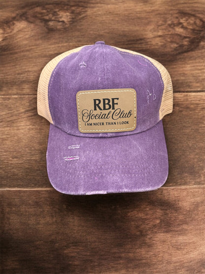 RBF Social Club Women's Criss Cross Hat